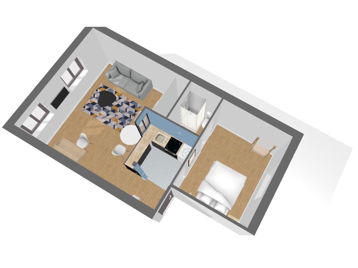 Confort A St Brieuc Apartamento